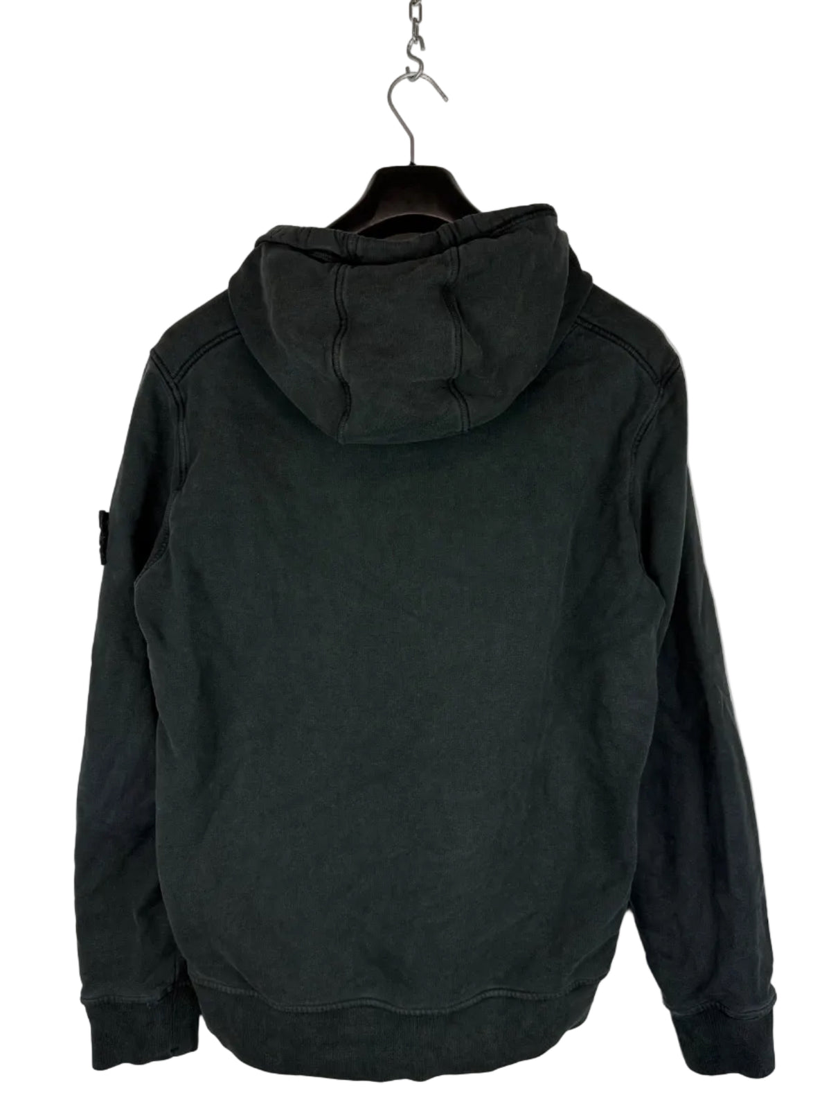 Felpa nera con cappuccio Stone Island - Taglia L