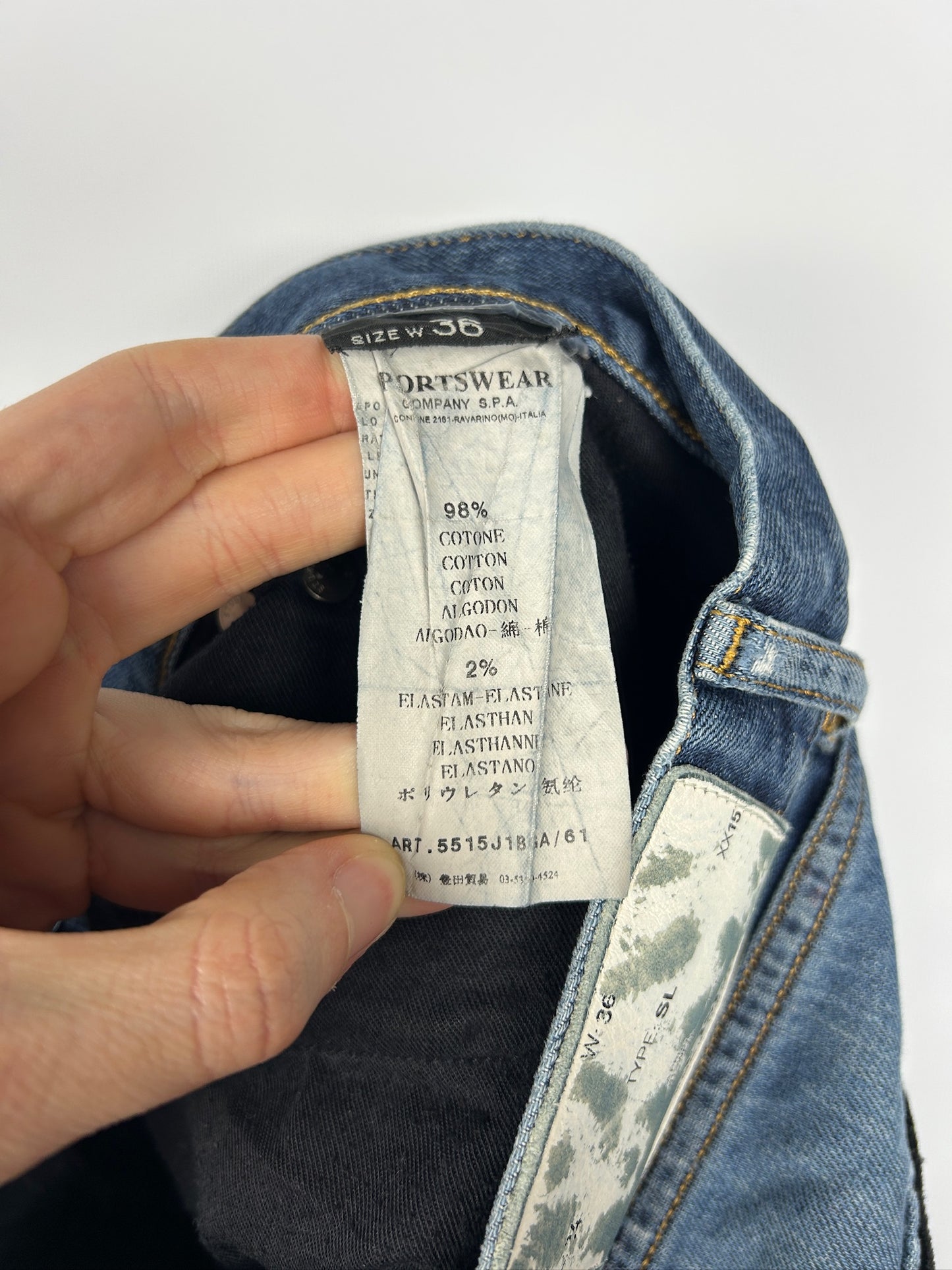 Jeans blu custom Stone Island - Taglia W36