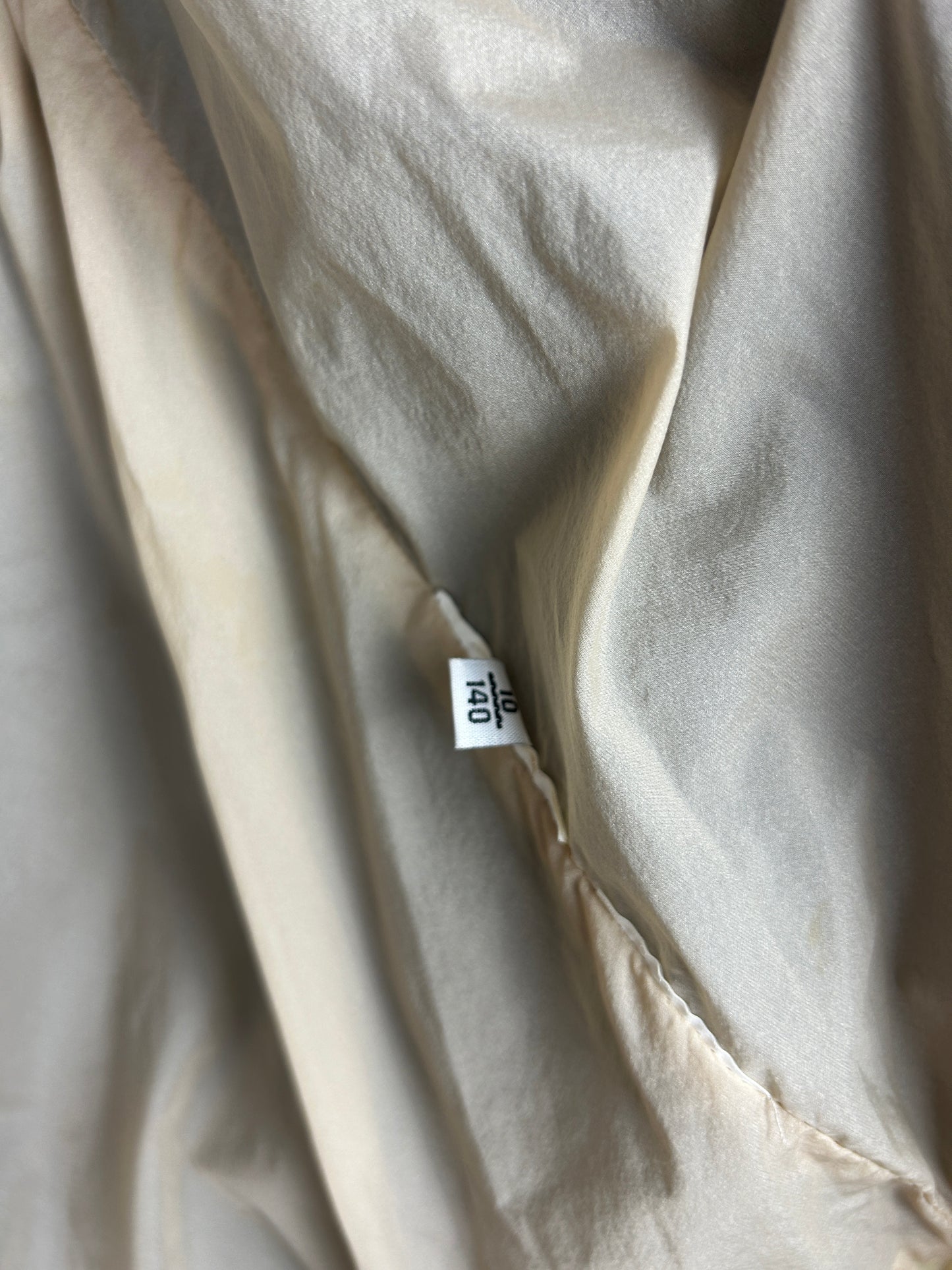 Giacca Nylon opaque gialla con zip e cappuccio Stone Island - Taglia Junior (10 anni, 140cm)