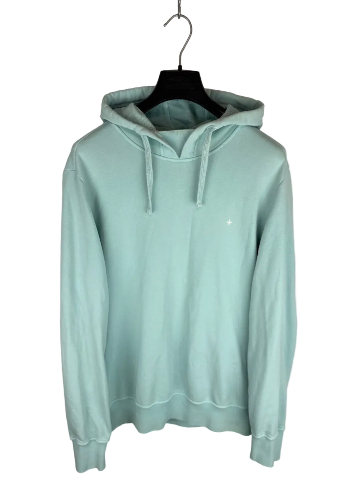 Felpa turchese con cappuccio Stellina Stone Island - Taglia M