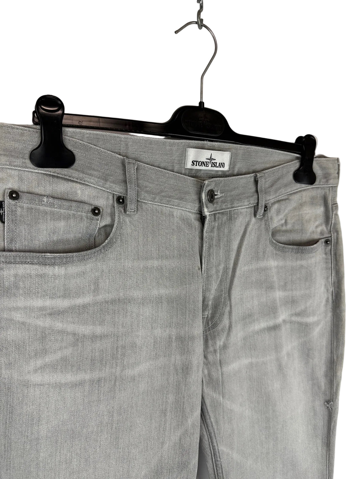 Jeans grigi Stone Island - Taglia W33 - foto 4