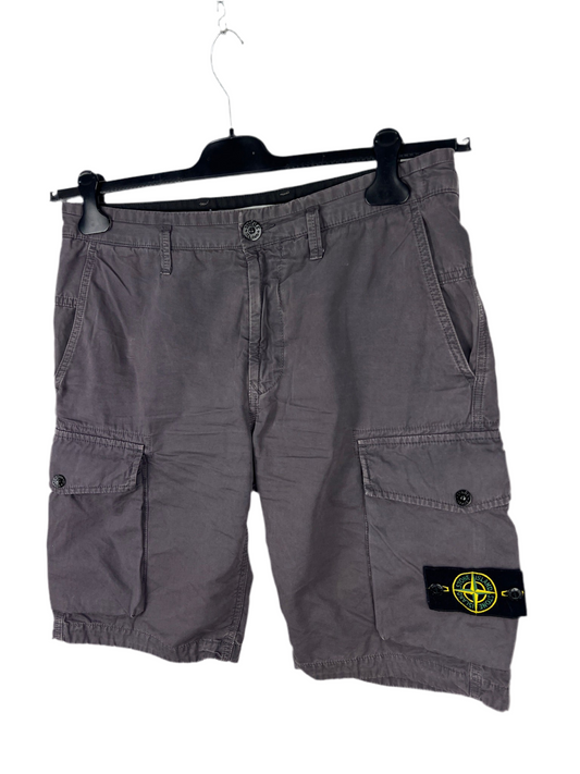 Pantaloncini cargo grigi Stone Island - Taglia W32