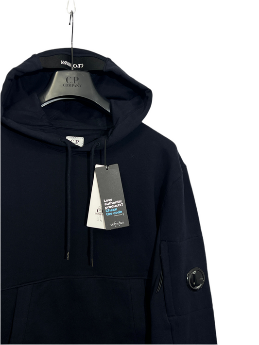 Felpa blu con cappuccio C.P. Company (nuova con cartellino) - Taglia M
