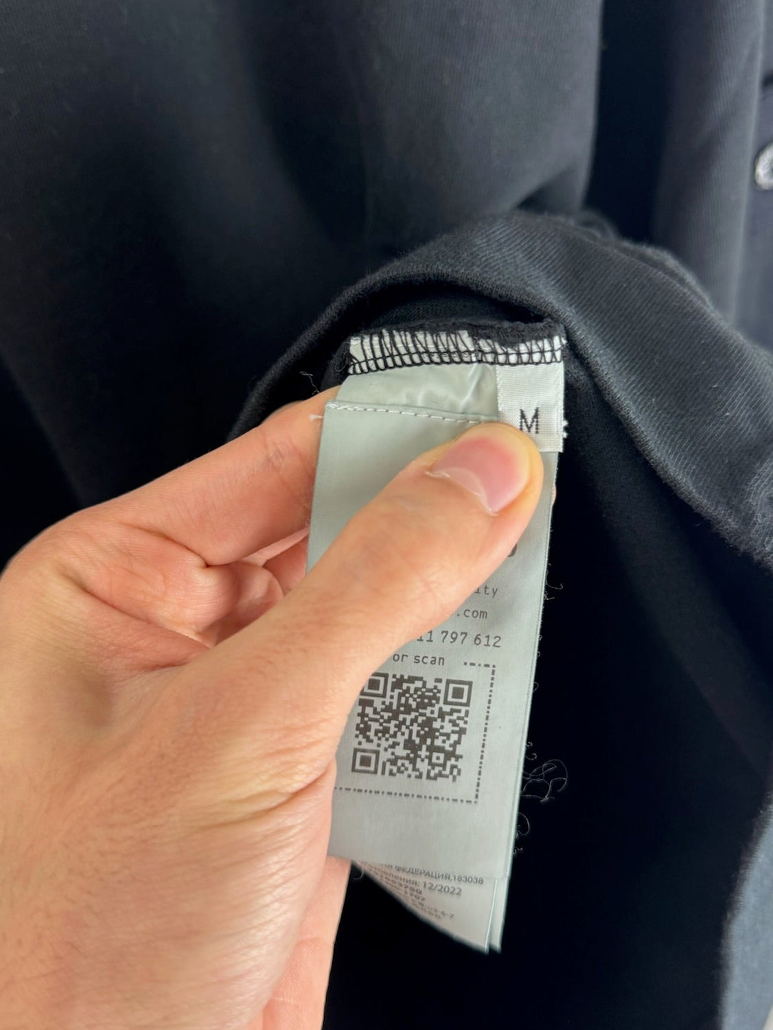 Felpa nera Stone Island - Taglia M