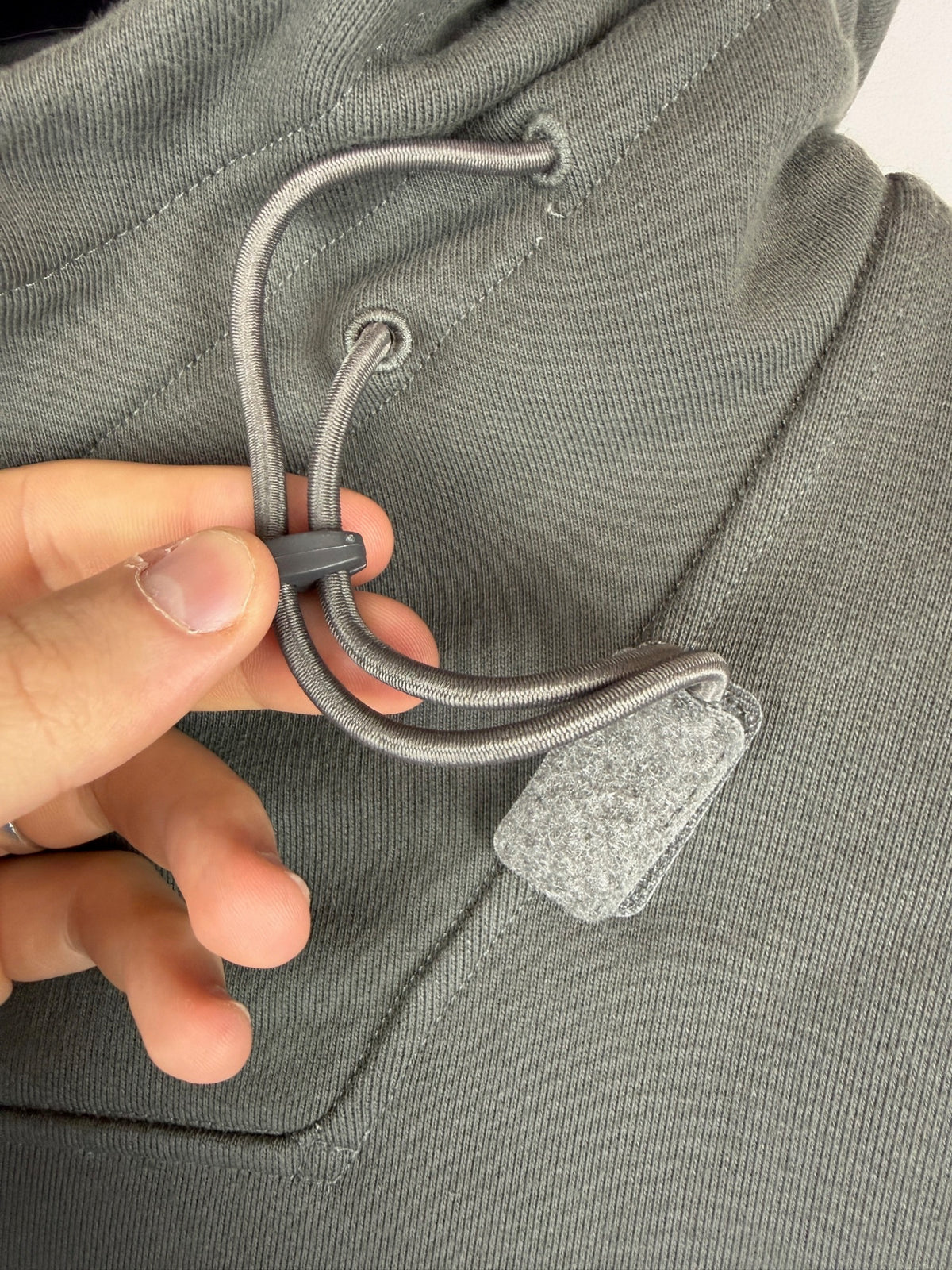 Felpa Ghost grigia con cappuccio regolabile Stone Island - Taglia M
