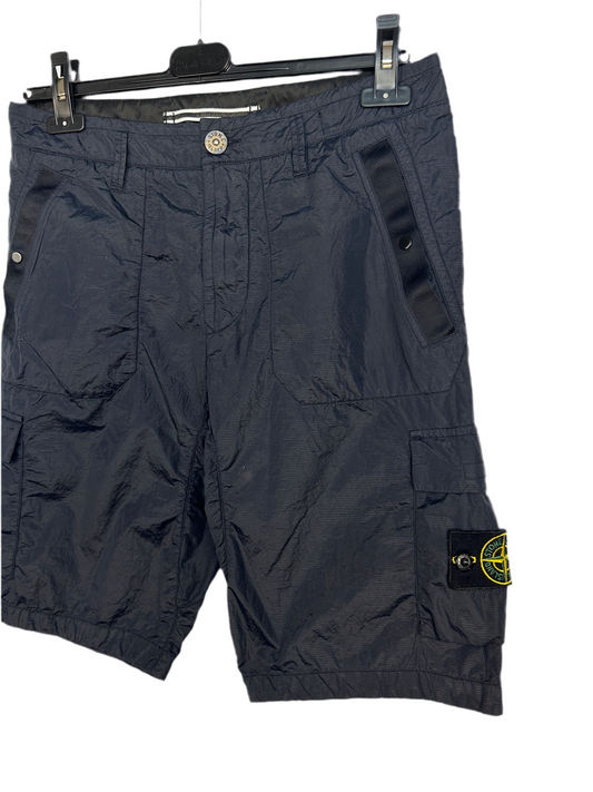 Pantaloncini cargo neri Stone Island - Taglia W29