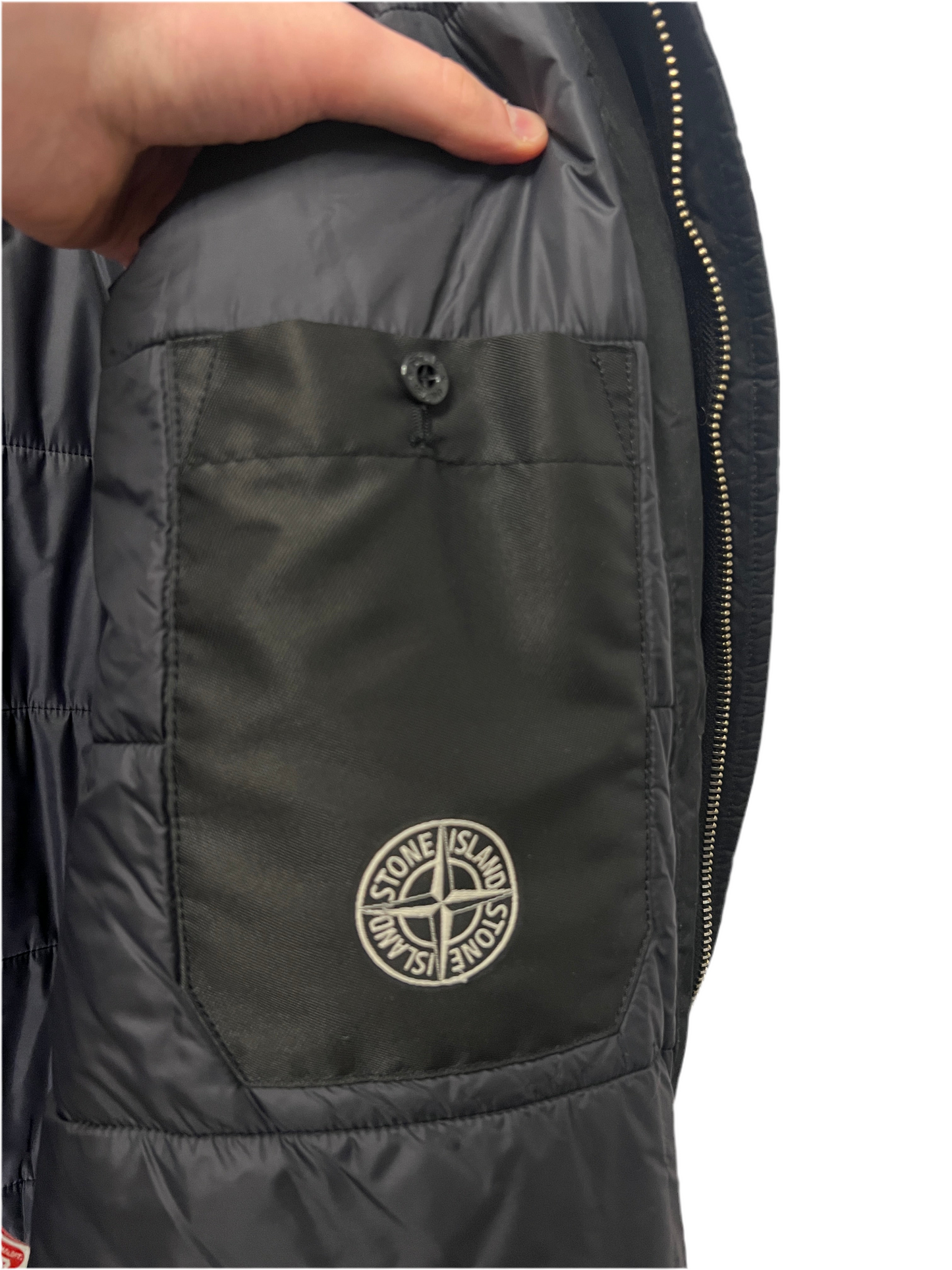 Cappotto nero Stone Island David-TC with Primaloft Insulation Technology - Taglia M