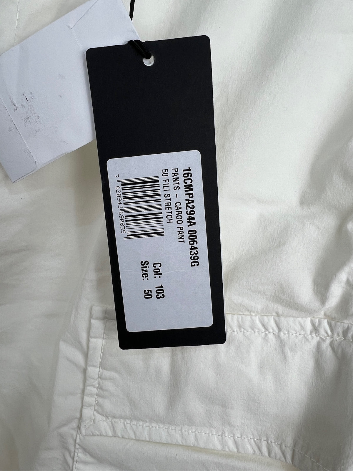 Pantaloni cargo bianchi C.P. Company (nuovi con cartellino) - Taglia 50