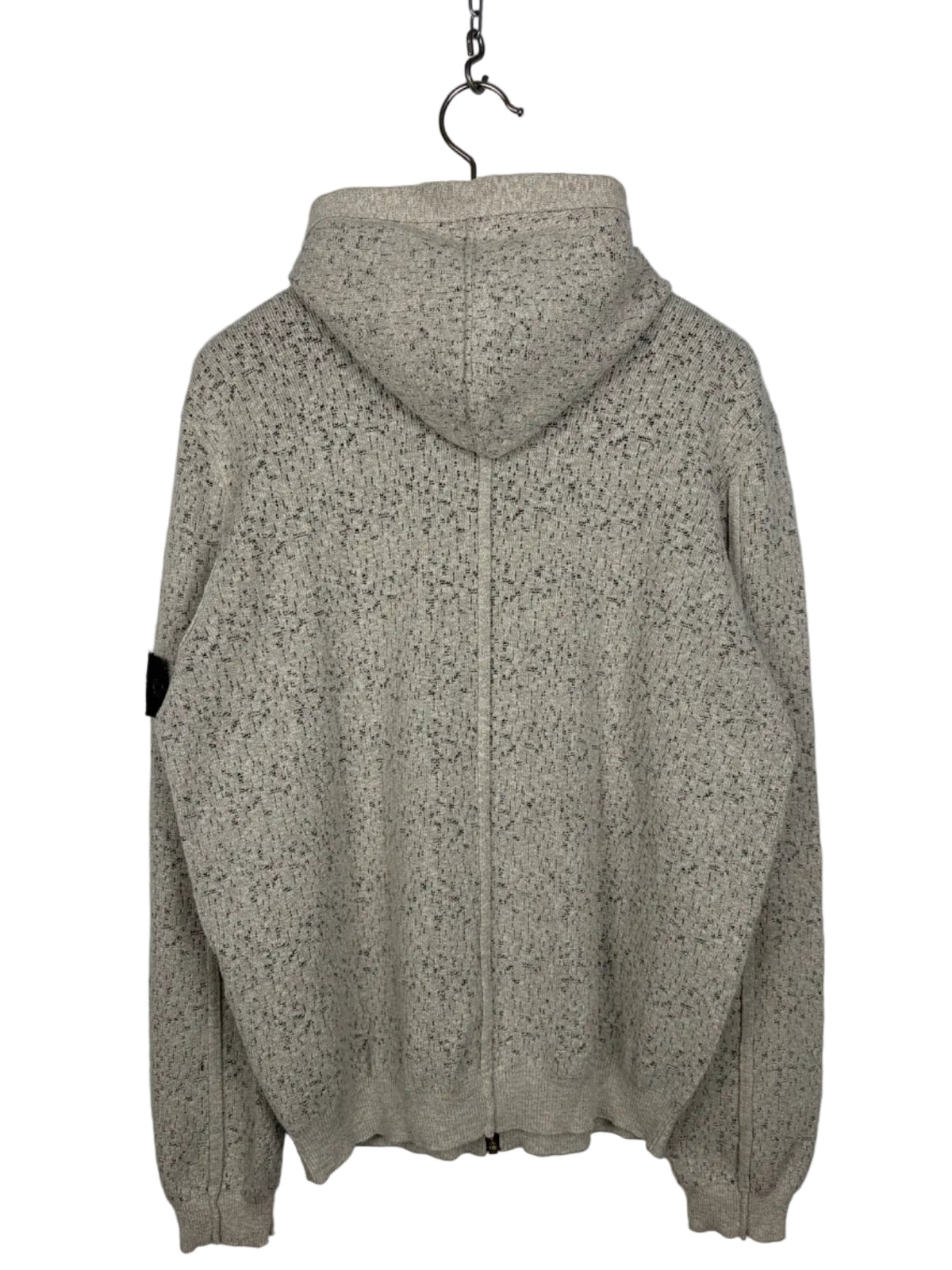 Felpa grigia con zip e cappuccio Stone Island Shadow Project - Taglia XL