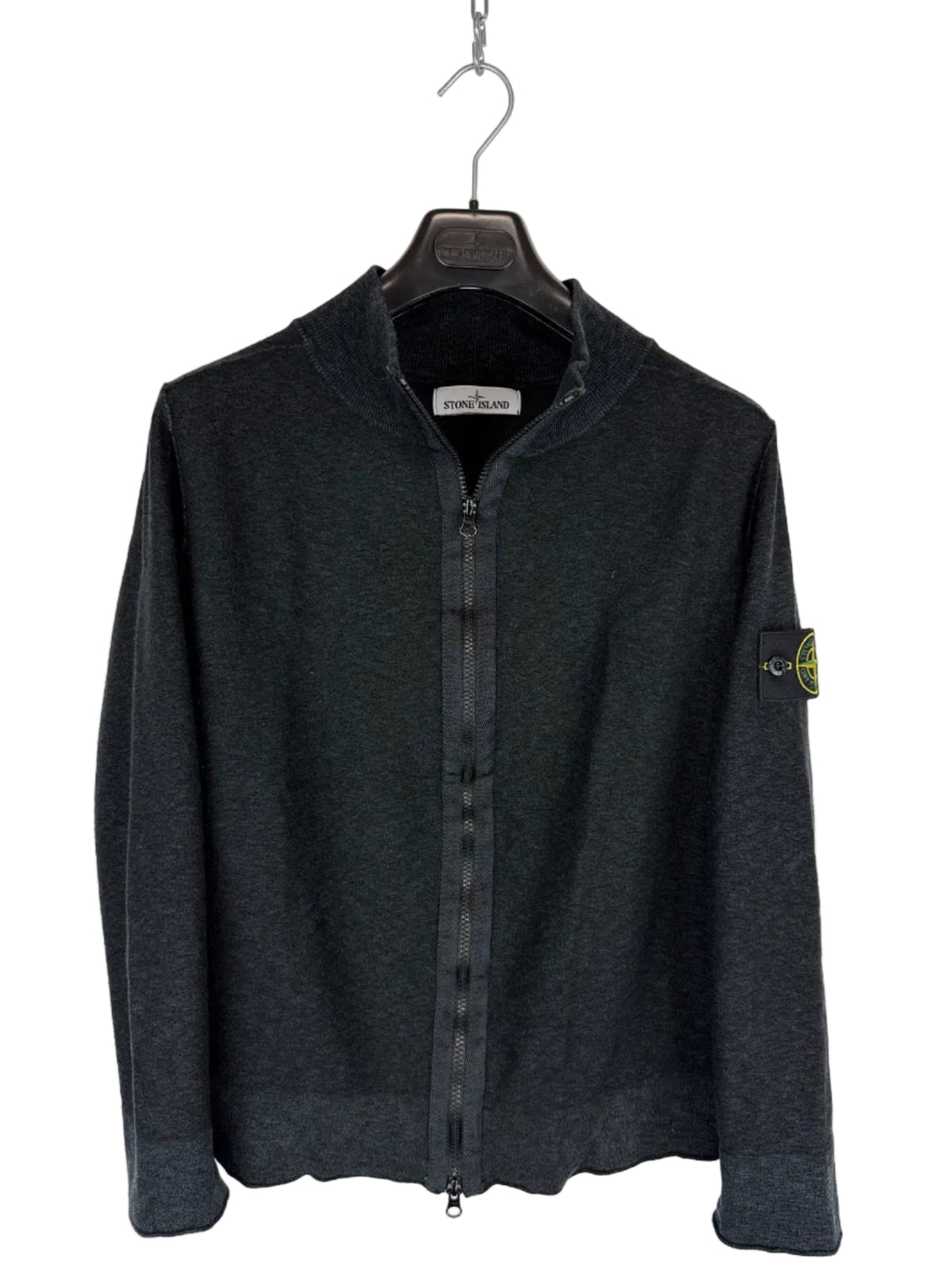 Maglione nero con zip Stone Island - Taglia S