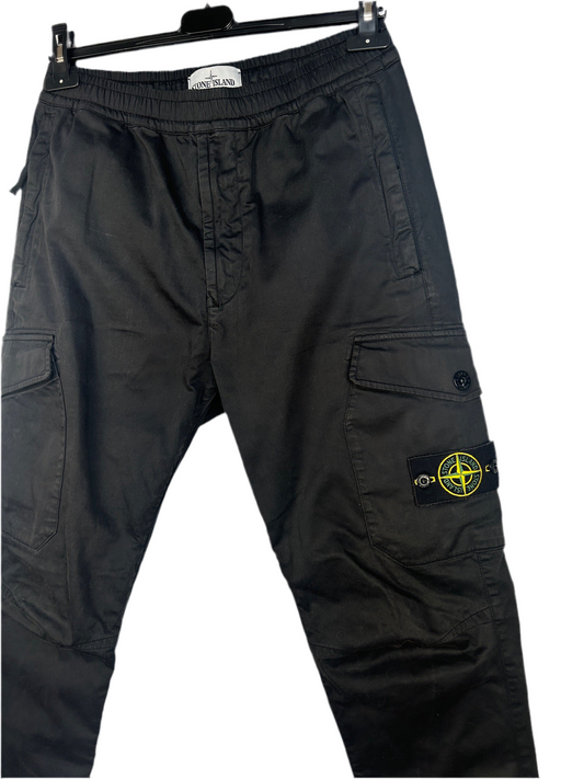 Pantaloni cargo neri Stone Island - Taglia W31