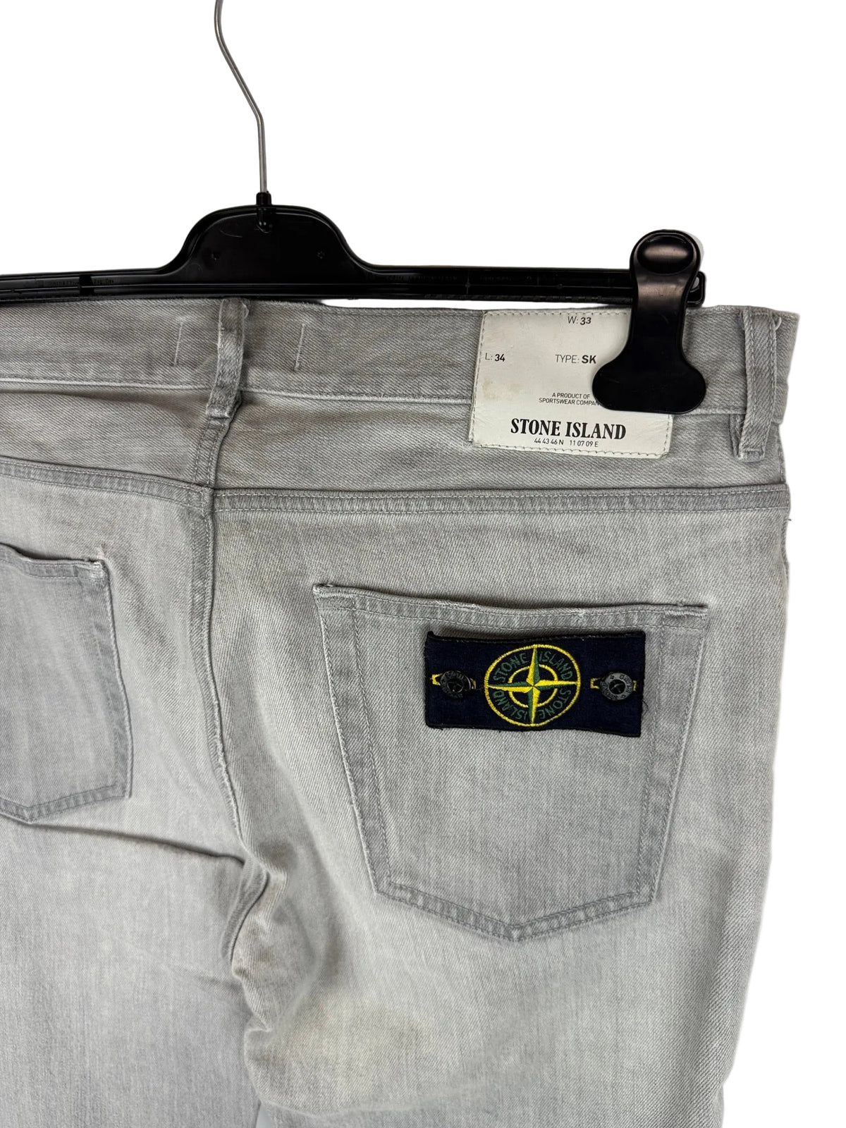 Jeans grigi Stone Island - Taglia W33 - foto 2