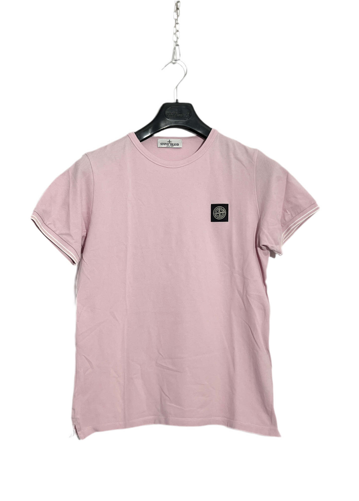 T-shirt rosa in piqué Stone Island - Taglia Junior (14 anni, 170cm)