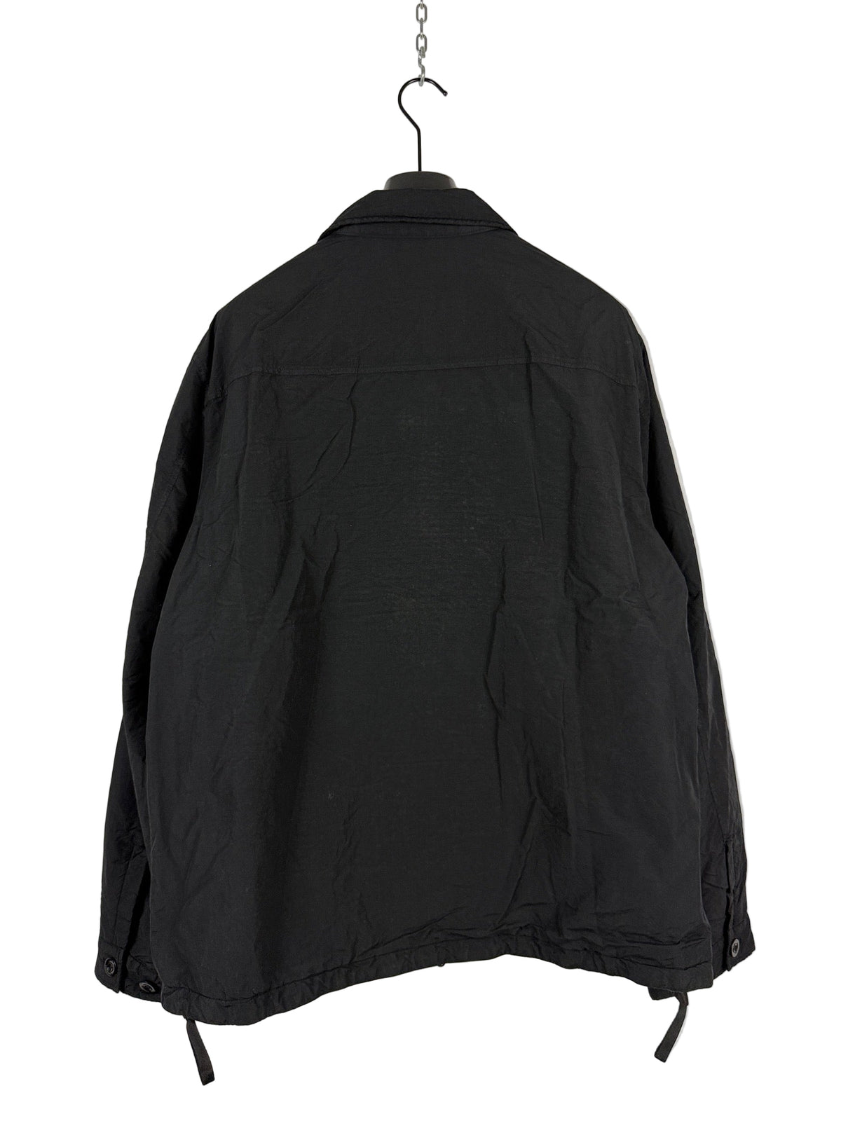 Giacca Flatt Nylon nera in Primaloft C.P. Company (nuova con cartellino) - Taglia L