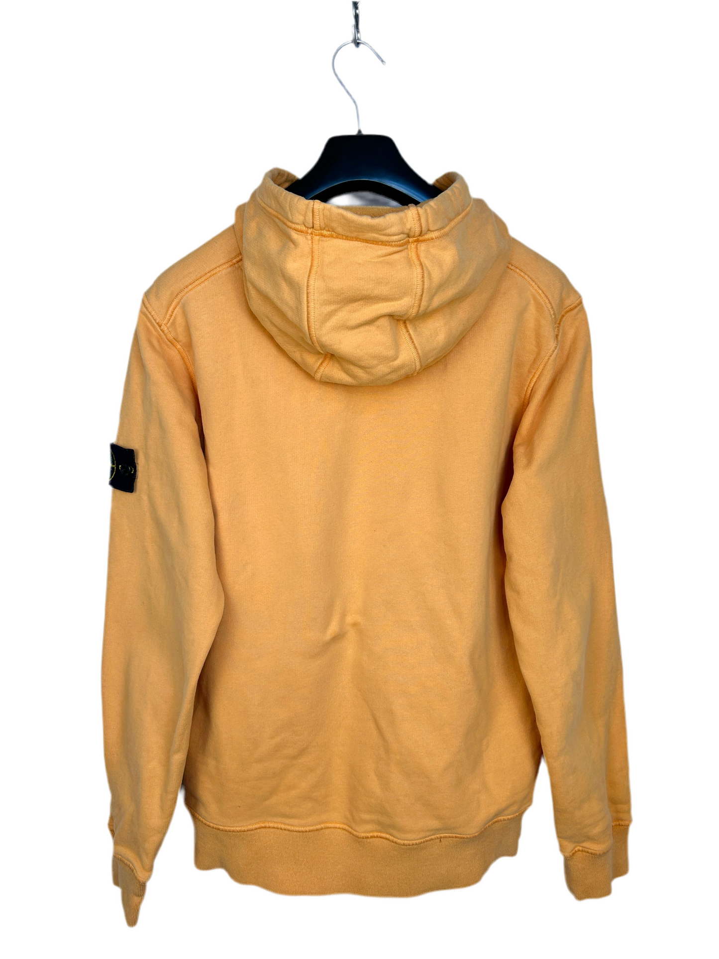 Felpa arancione con cappuccio Stone Island - Taglia M