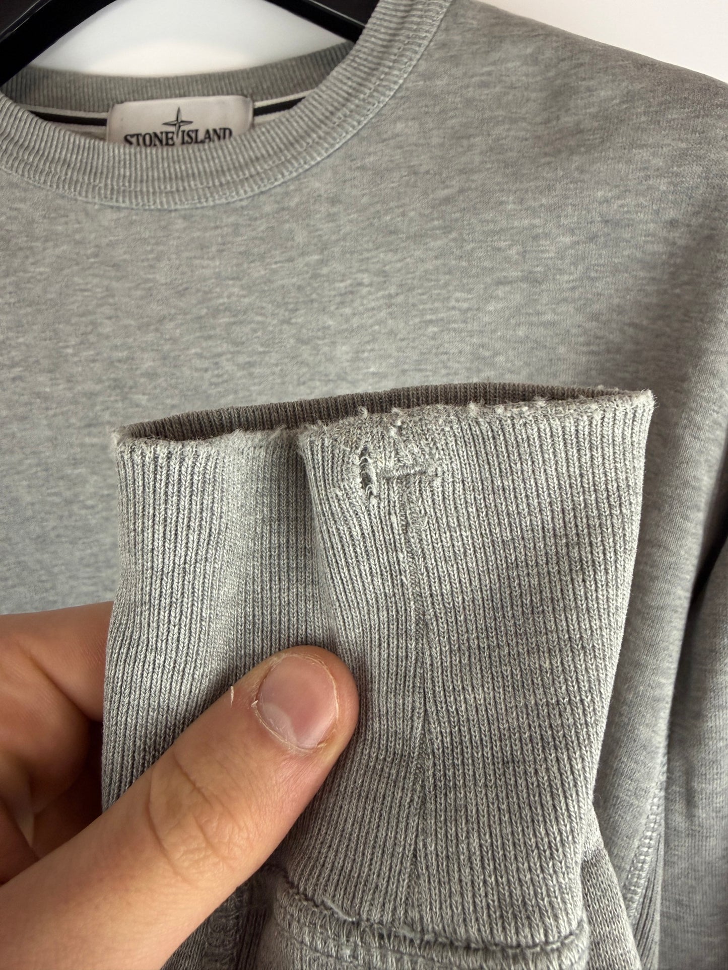 Felpa grigia Stone Island - Taglia M