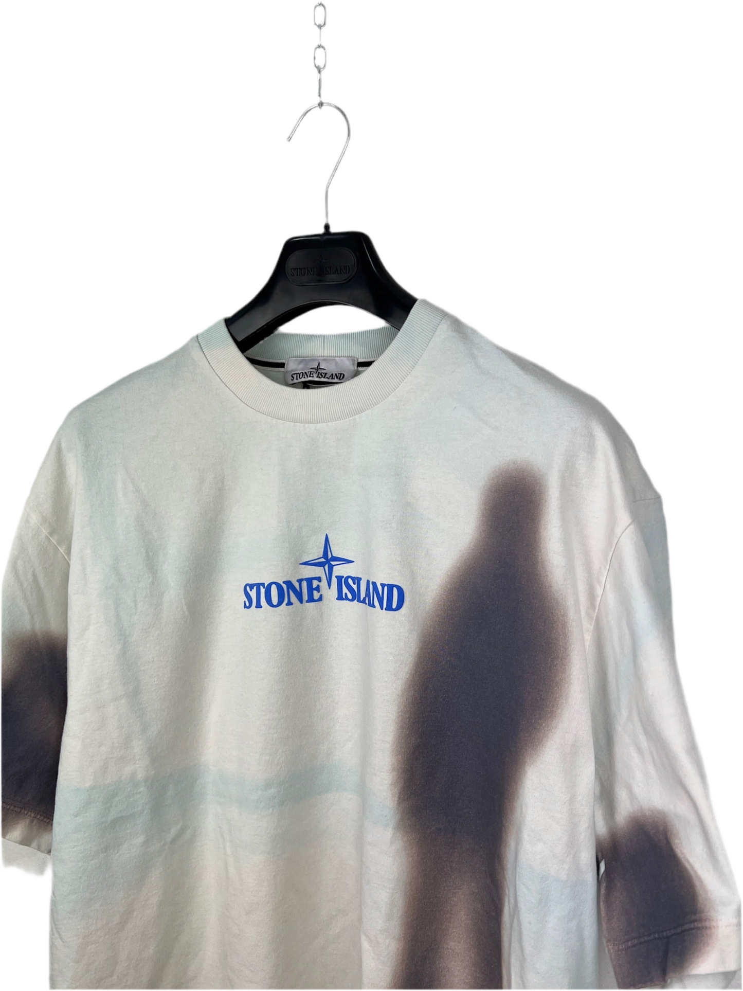 T-shirt azzurra Stone Island (nuova con cartellino) - Taglia L