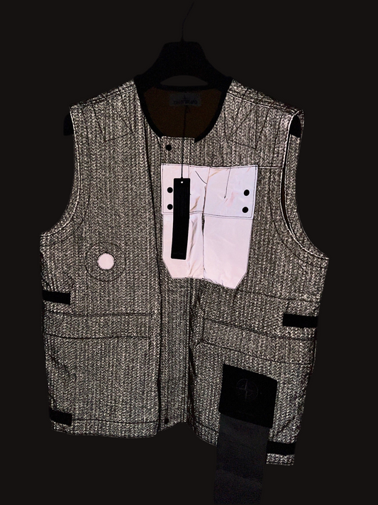 Giacca Needle Punched Reflective Capo Campionario Stone Island (nuova con cartellino) - Taglia L