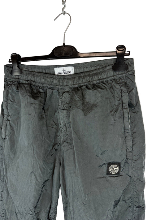 Pantaloni argentati in Nylon Metal Stone Island - Taglia S