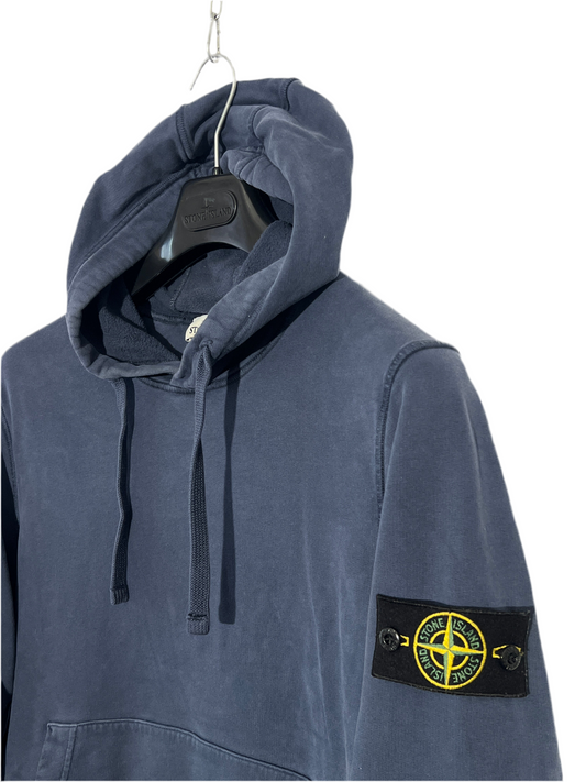 Felpa blu con cappuccio Stone Island - Taglia M