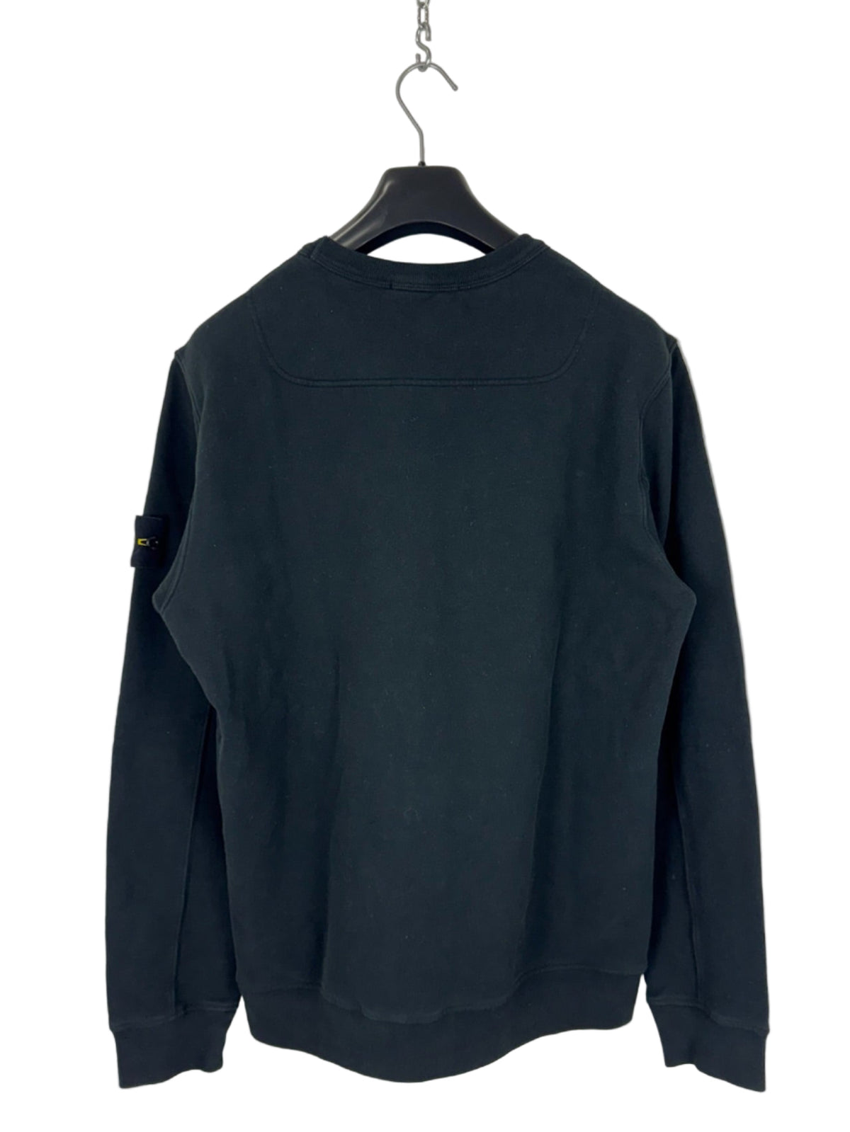 Felpa nera Stone Island (nuova con cartellino) - Taglia L