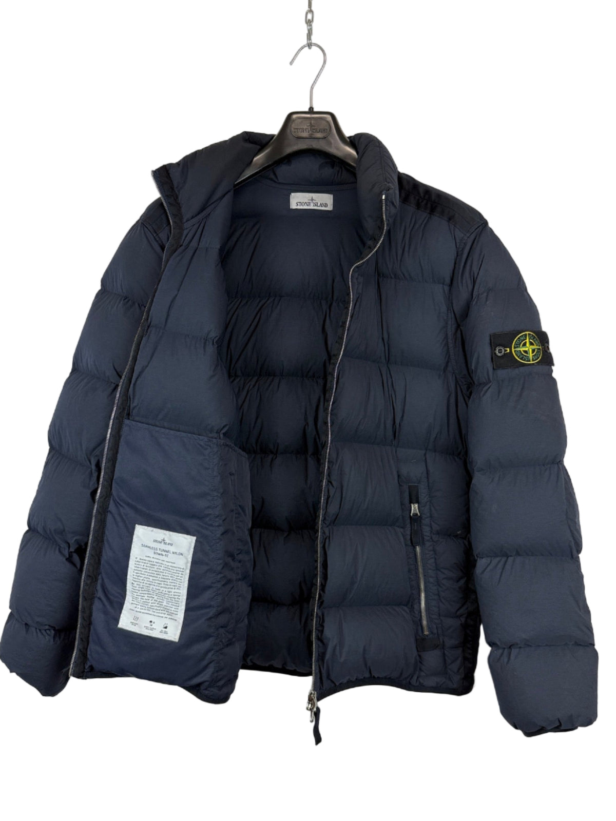 Giacca blu navy Seamless Tunnel Nylon Down-TC Stone Island - Taglia L