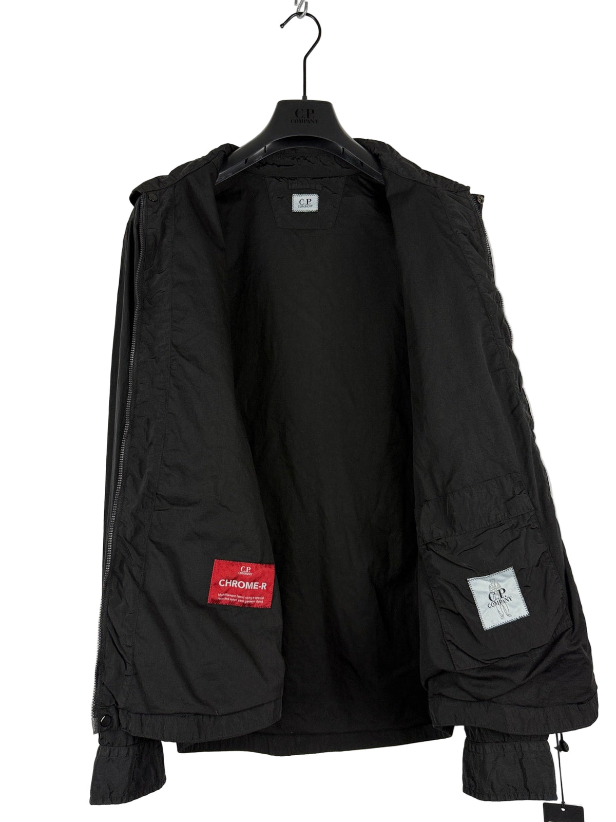 Giacca Chrome-R nera in nylon C.P. Company (nuova con cartellino) - Taglia XL