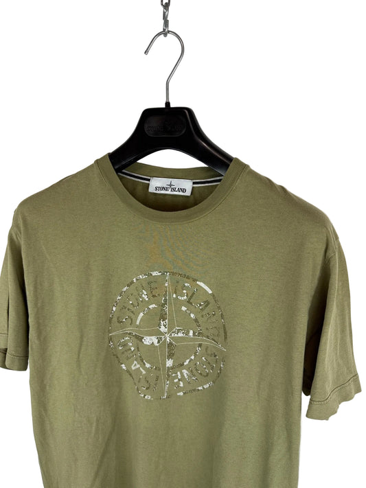 T-shirt verde Stone Island - Taglia M