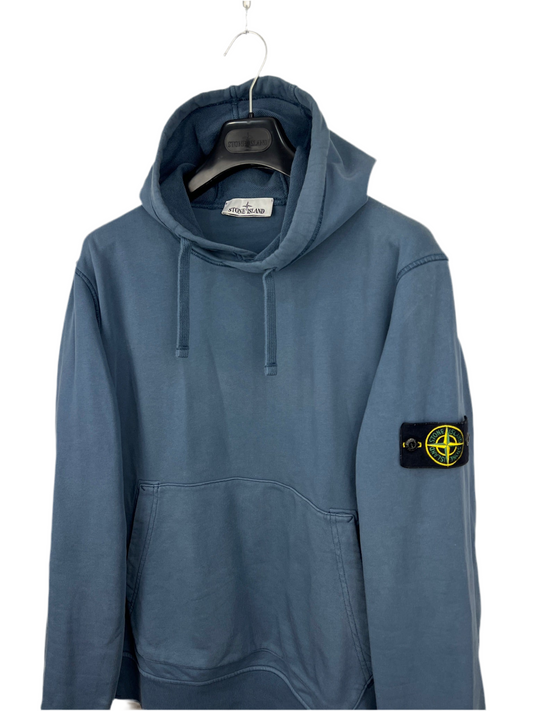 Felpa blu con cappuccio Stone Island - Taglia L