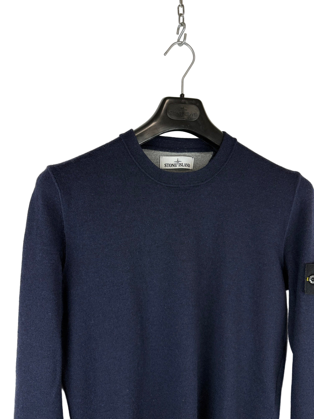 Maglione blu navy in lana Stone Island - Taglia M