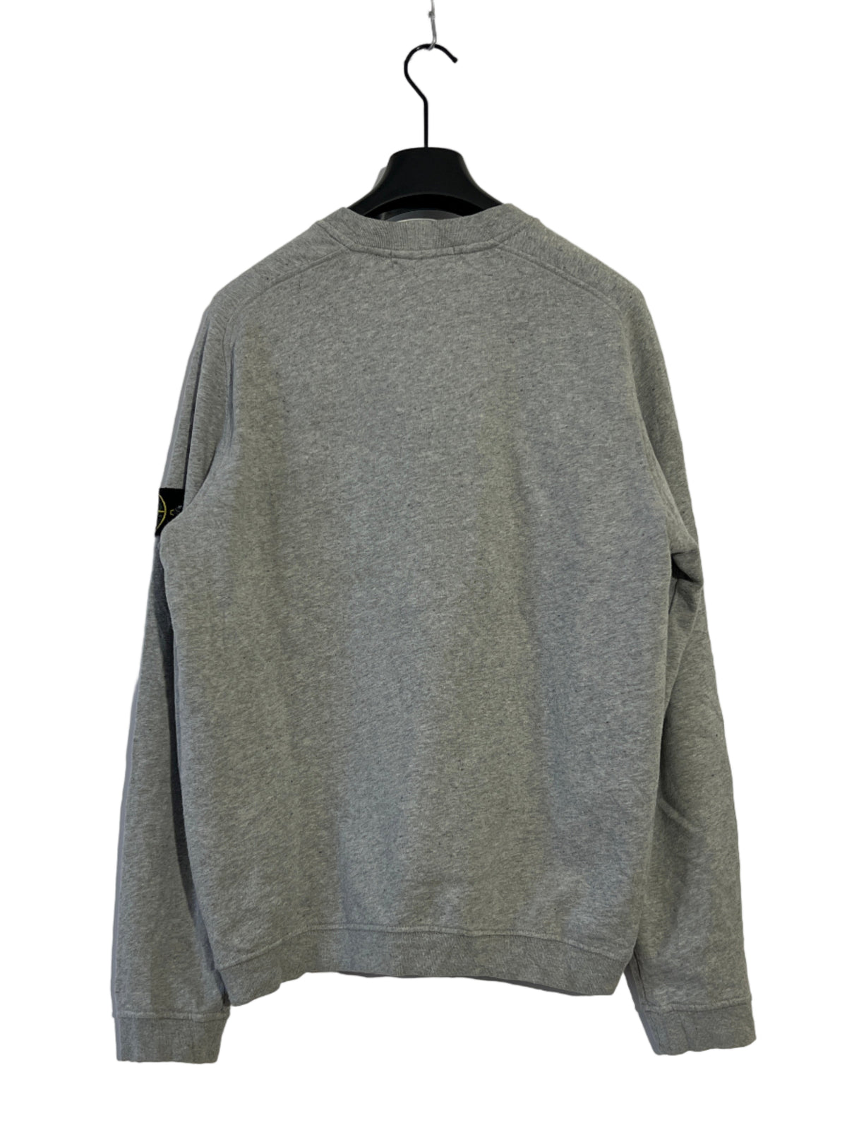 Grey Stone Island sweater with chest pocket - Size L
