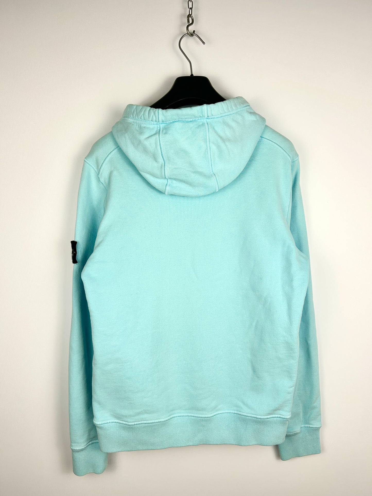 Felpa con cappuccio azzurra Stone Island - Taglia S