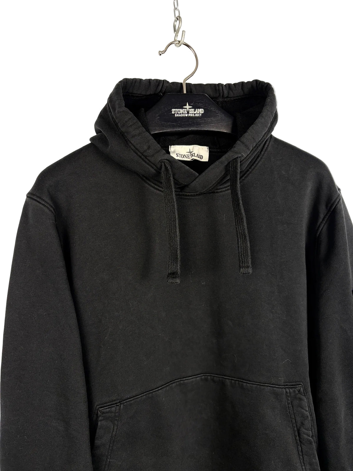 Felpa nera con cappuccio Stone Island 2025 - Taglia L