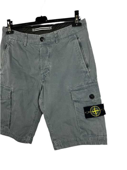 Pantaloncini cargo grigi Stone Island - Taglia W30