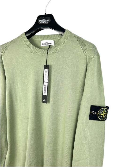 Maglione verde Stone Island (nuovo con cartellino) - Taglia L
