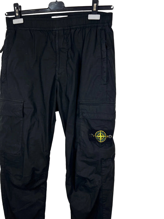 Pantaloni cargo neri Stone Island - Taglia W30