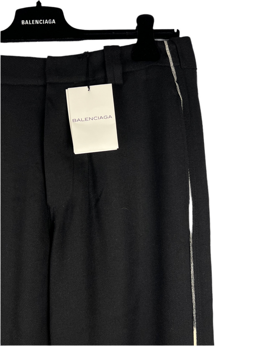 Pantaloni da donna neri Balenciaga (nuovi con cartellino) - Taglia 52