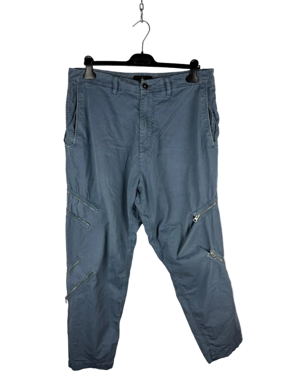Pantaloni cargo azzurri Stone Island - Taglia W32