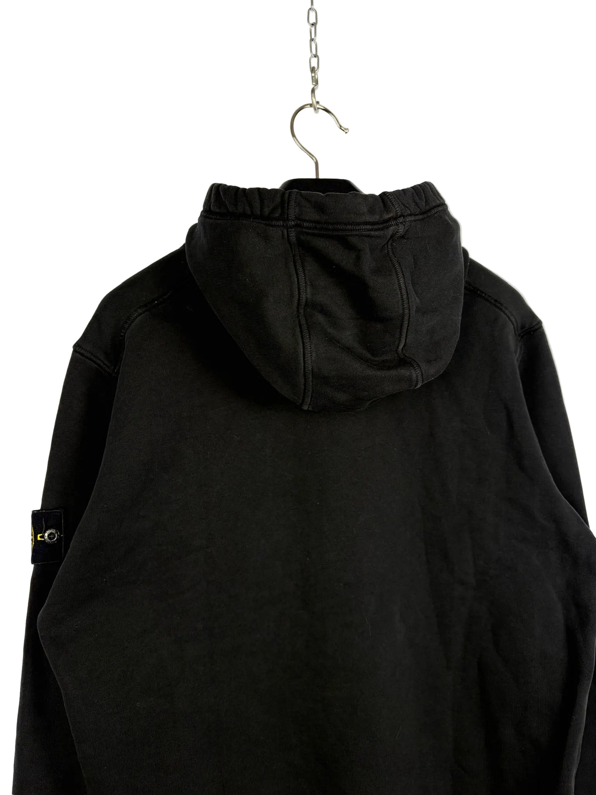 Felpa nera con cappuccio Stone Island 2025 - Taglia L