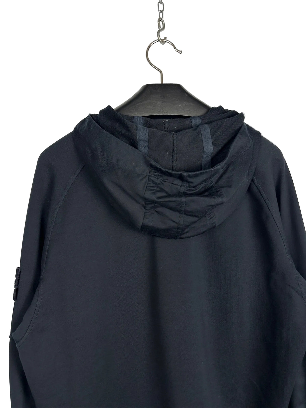 Felpa a mezza zip con cappuccio Ghost blu navy Stone Island - Taglia M