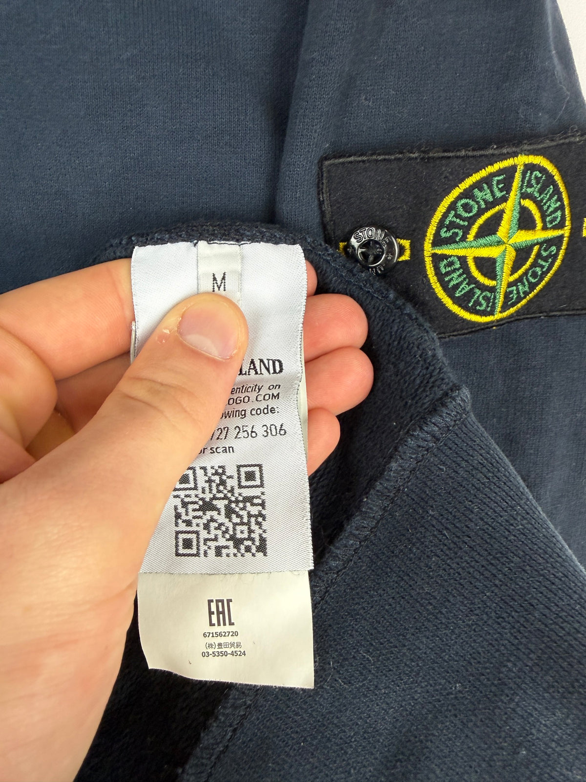 Felpa blu Stone Island - Taglia M