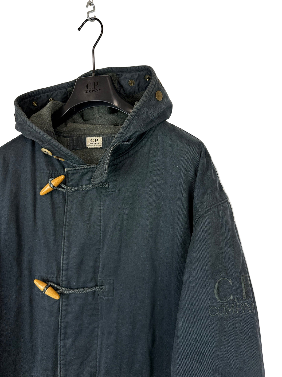 Giacca Montgomery con alamari vintage blu navy C.P. Company - Taglia L