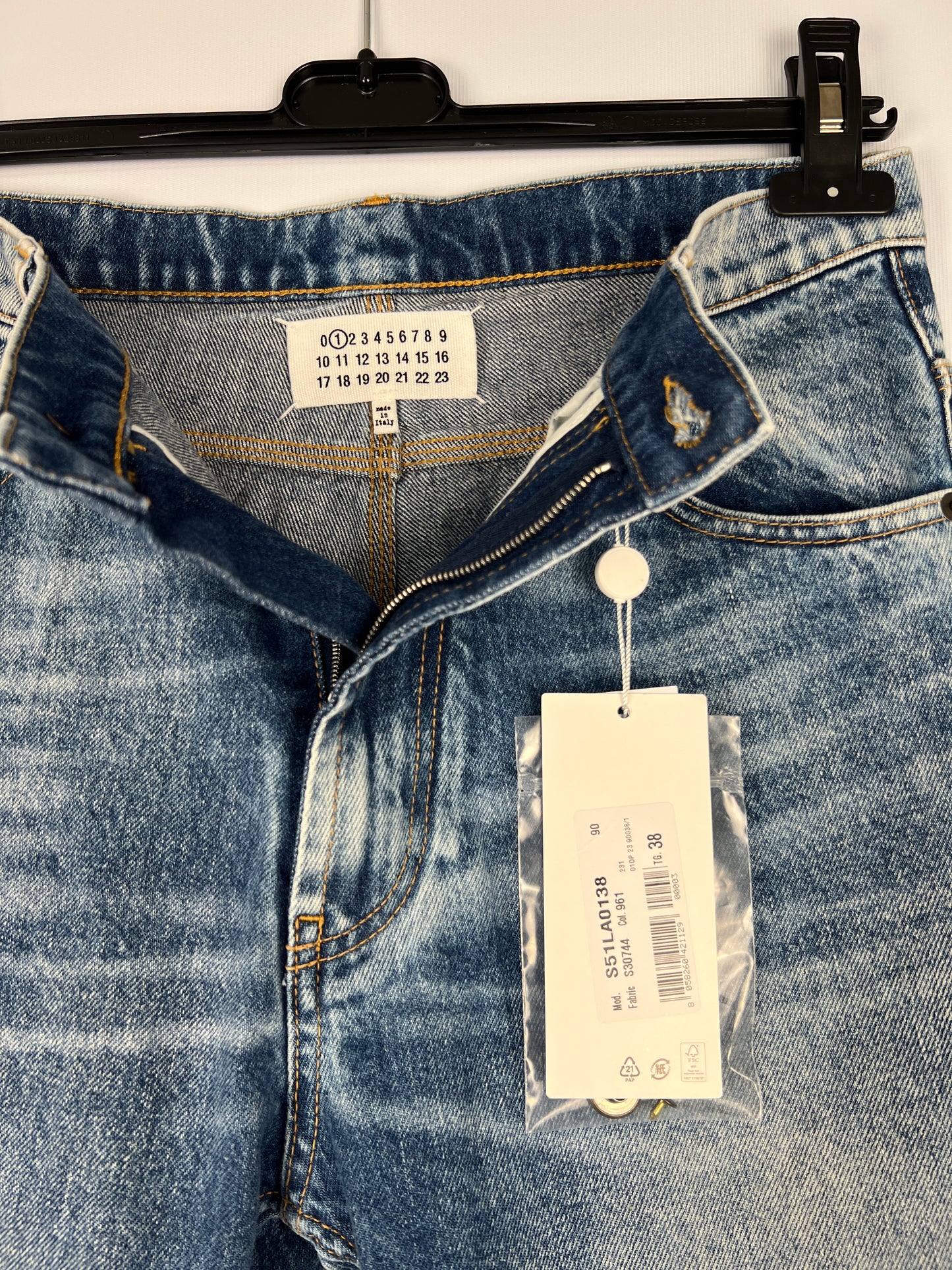 Jeans blu da donna Maison Martin Margiela (nuovi con cartellino) - Taglia 42