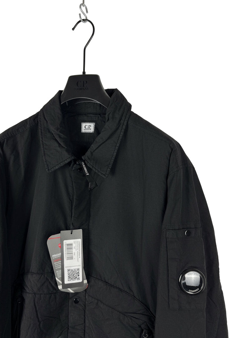Giacca Flatt Nylon nera in Primaloft C.P. Company (nuova con cartellino) - Taglia L