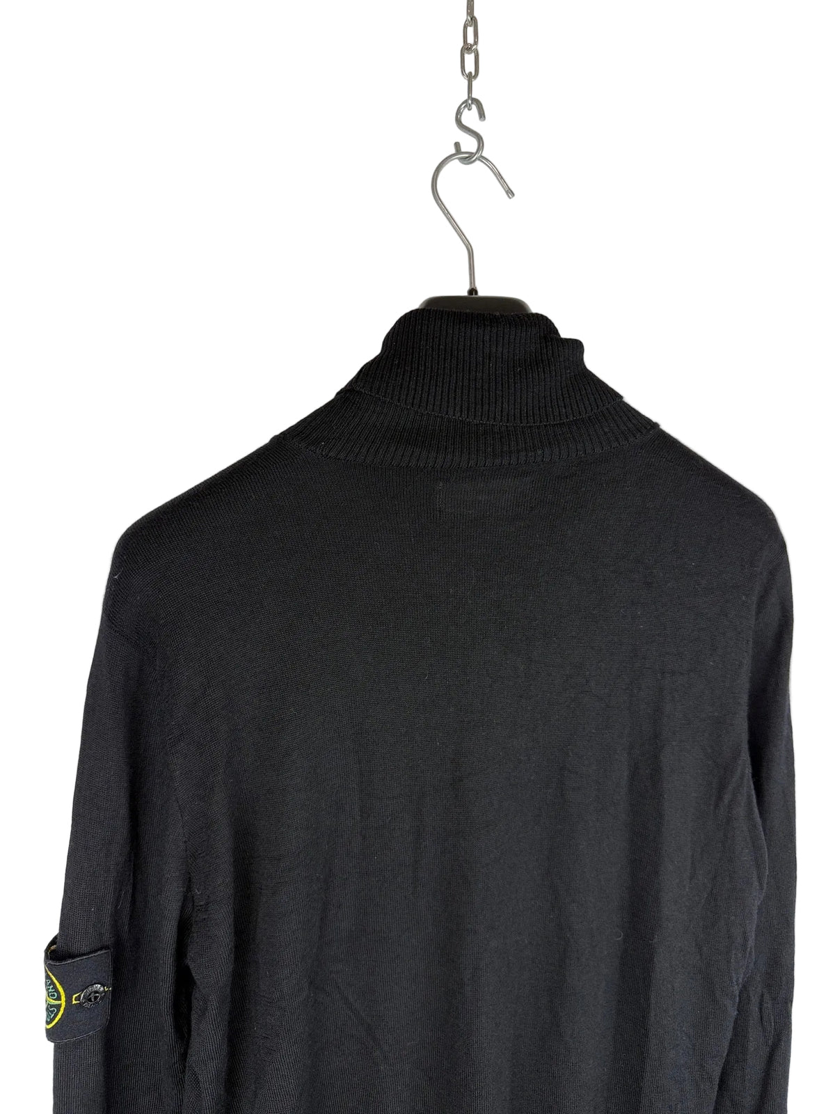 Maglione dolcevita nero Stone Island - Taglia M