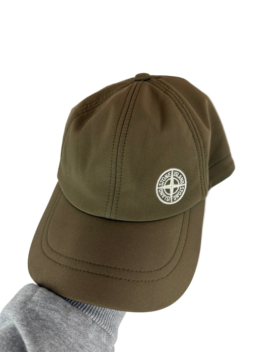 Cappello con visiera verde kaki Stone Island - Taglia L