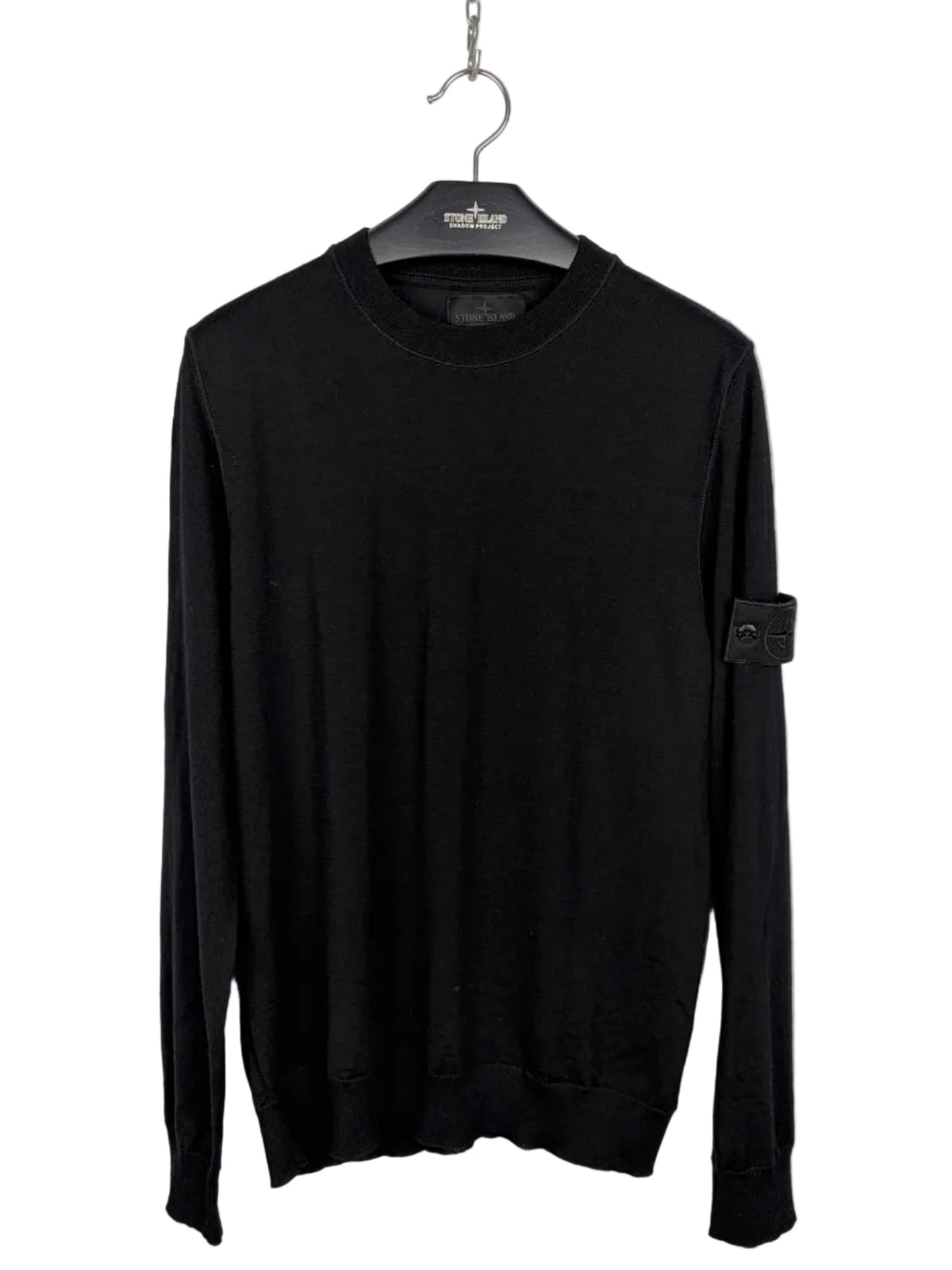 Maglione nero Stone Island Ghost - Taglia L