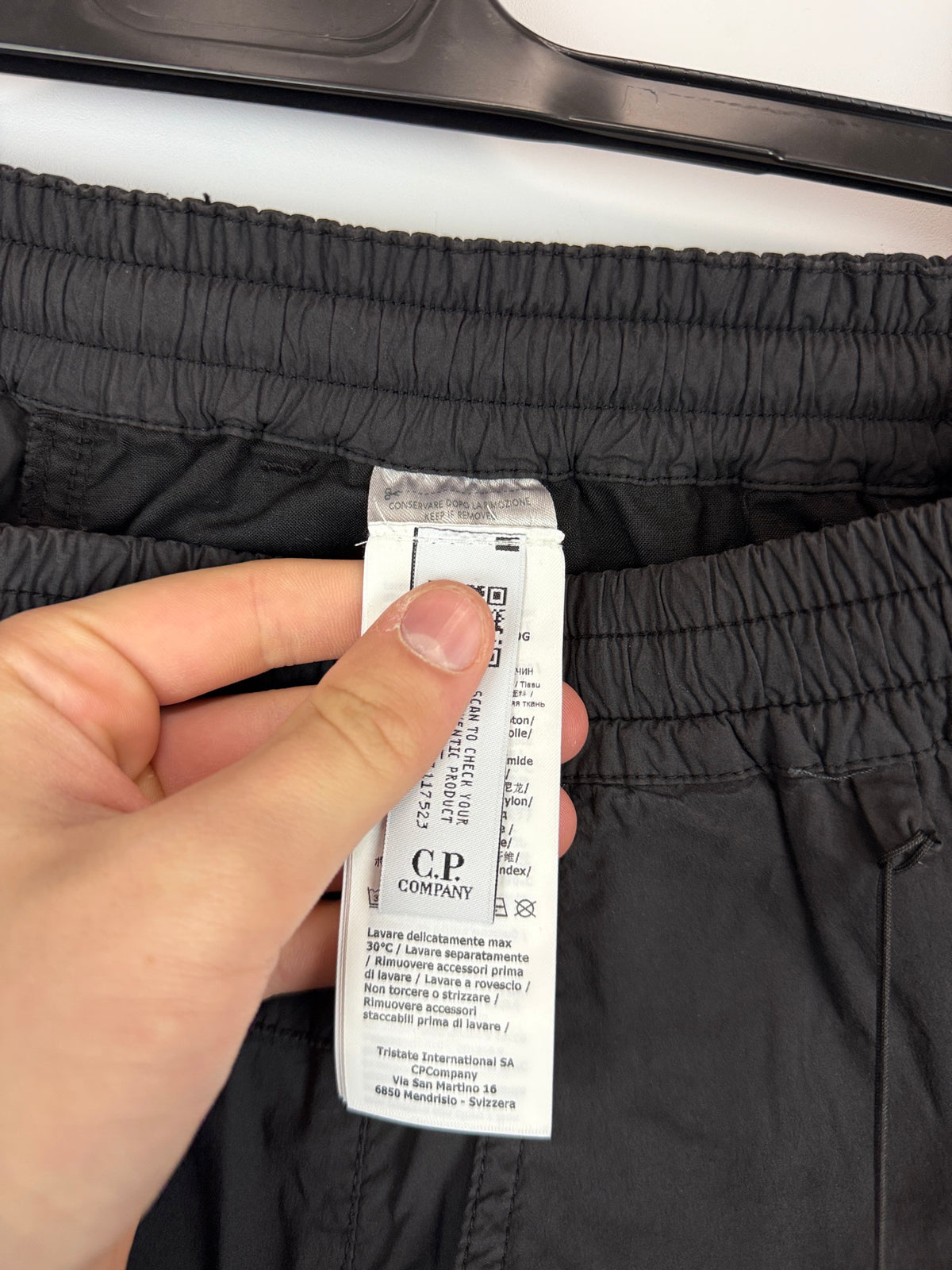 Pantaloni cargo neri C.P. Company (nuovi con cartellino) - Taglia 48