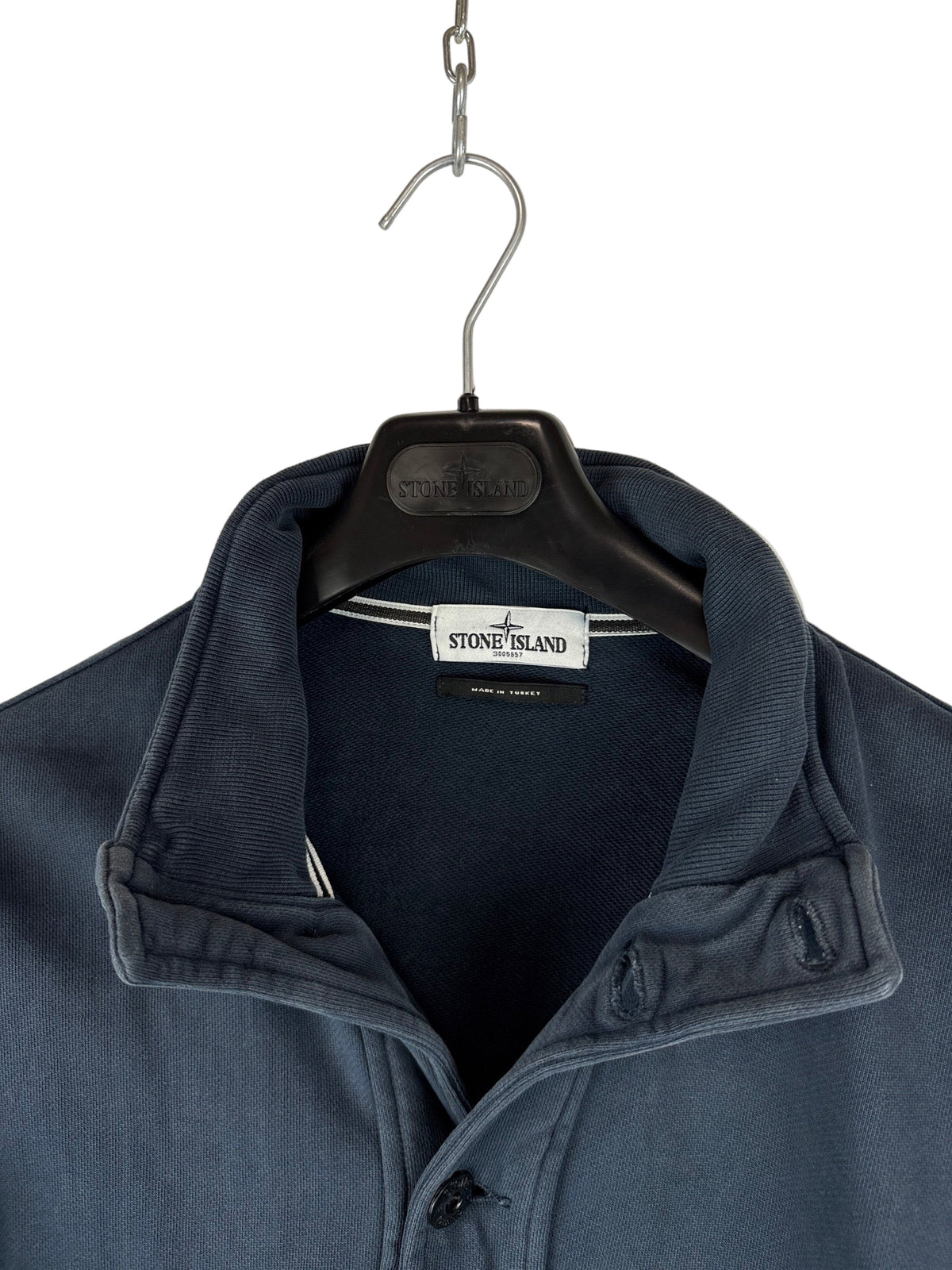 Cardigan blu con chiusura a bottoni Stone Island - Taglia 3XL