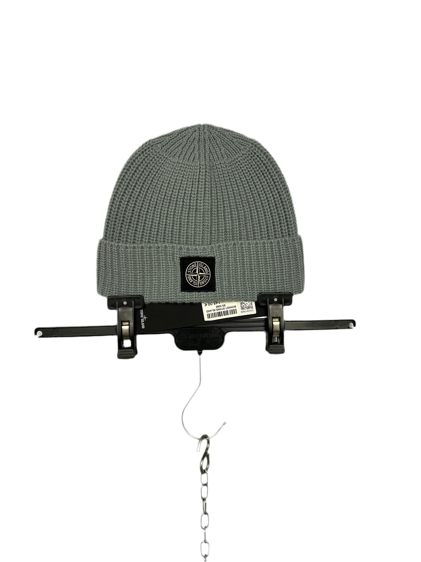 Berretto grigio chiaro Stone Island (nuovo con cartellino)